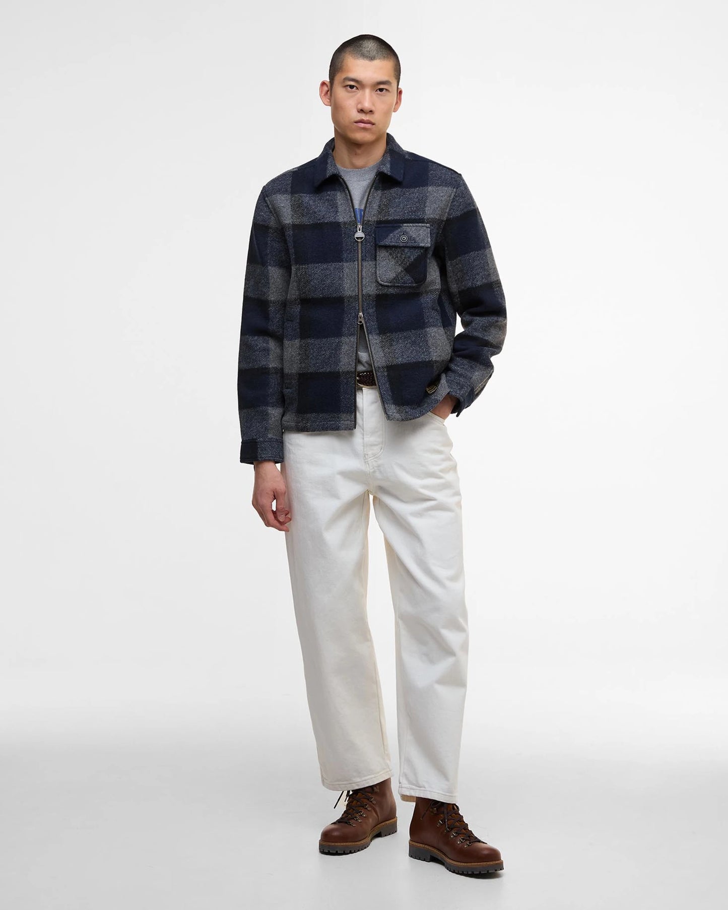 Hailwood Tartan Fleece Overshirt