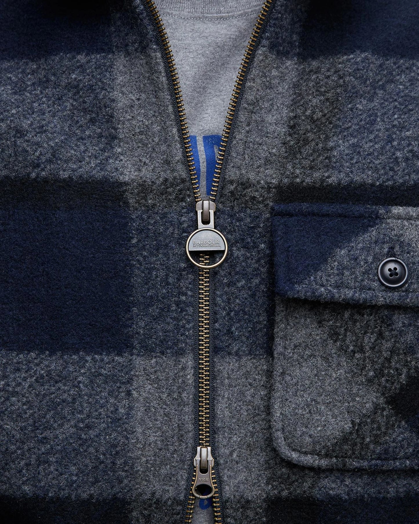 Hailwood Tartan Fleece Overshirt