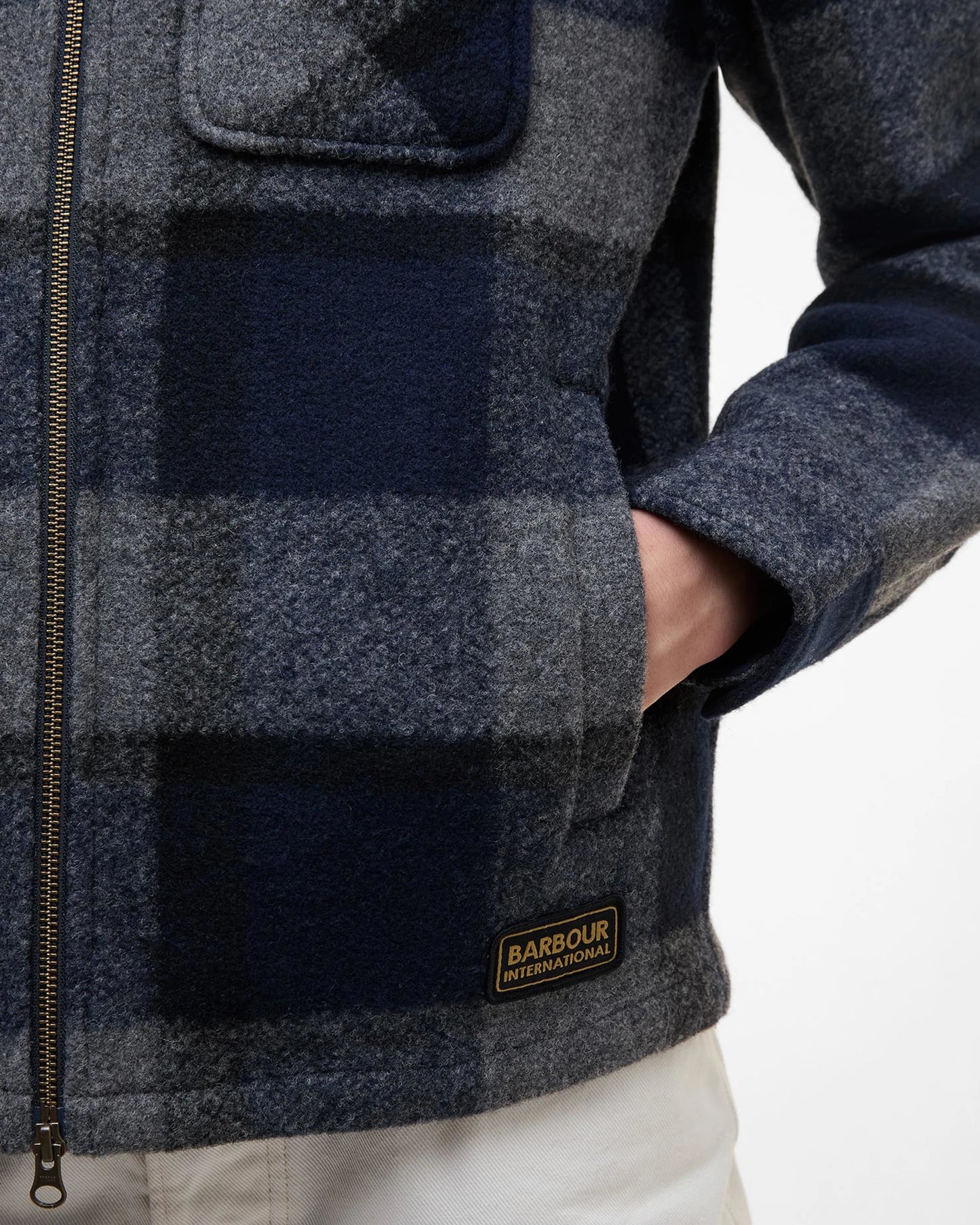 Hailwood Tartan Fleece Overshirt