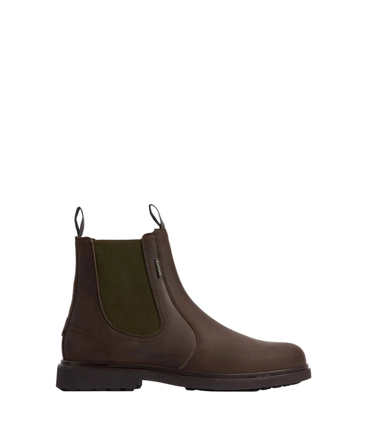 Barbour Hale Chelsea Boots - Dark Brown