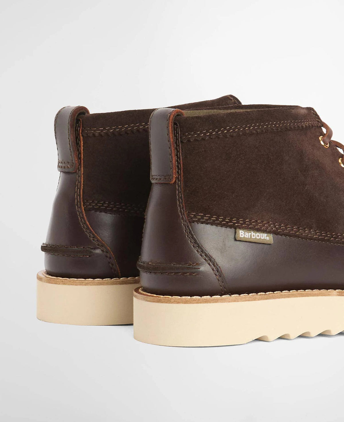 Barbour Hadston Chukka Boots - Dark Brown