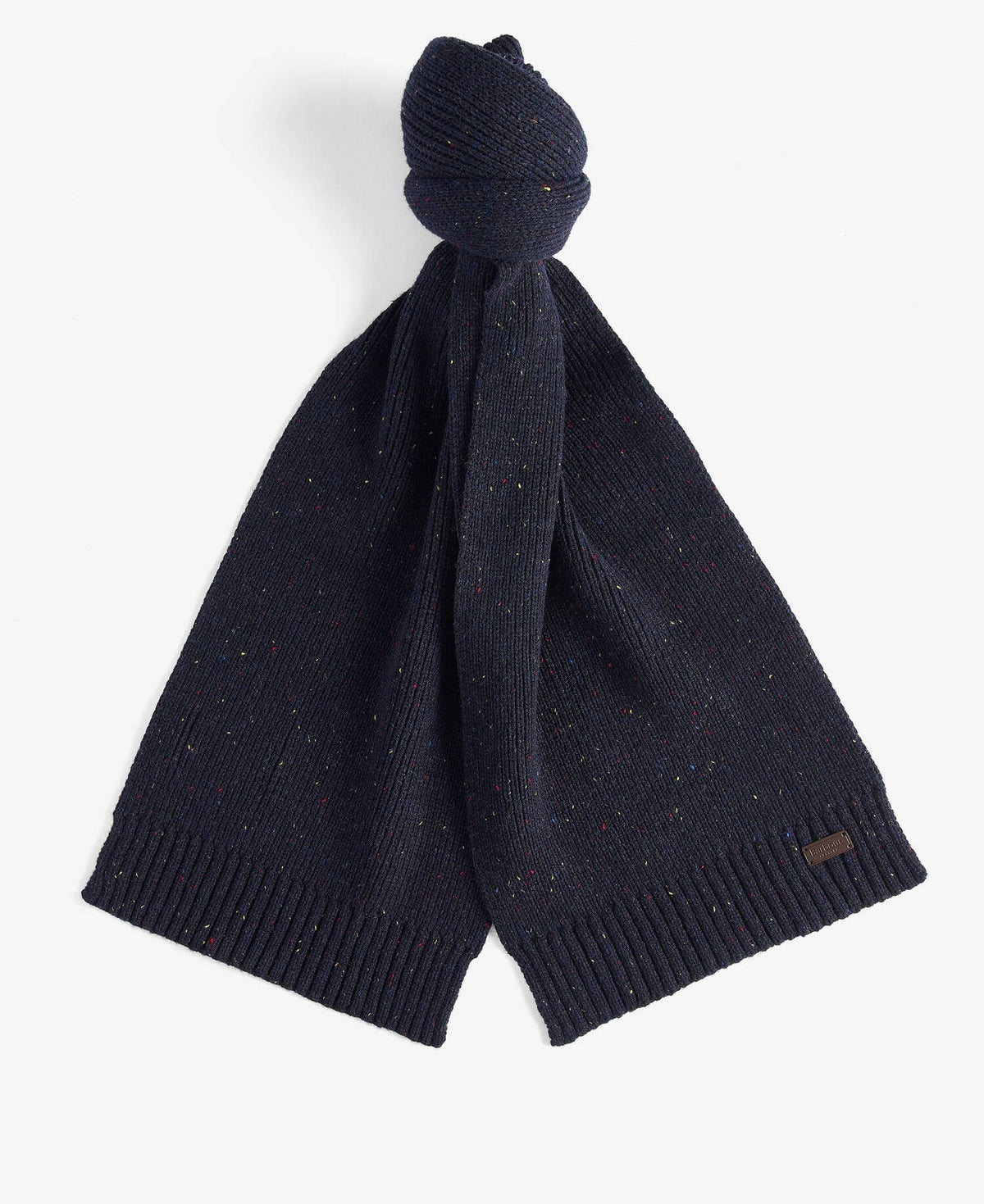 Barbour Carlton Fleck Beanie and Scarf Set - Navy