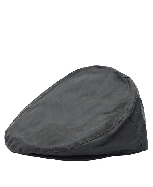 Barbour Wax Flat Cap - Sage