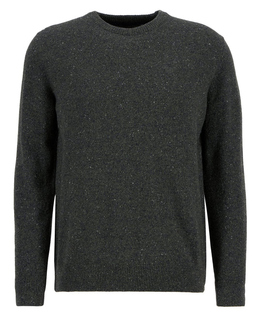 Barbour Essential Tisbury Crew Neck Jumper - Green