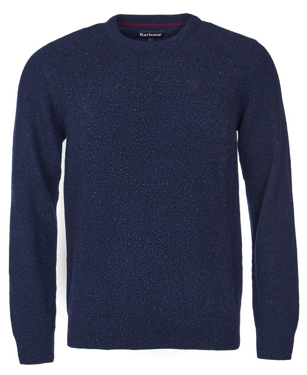 Barbour Essential Tisbury Crew Neck Jumper - Navy