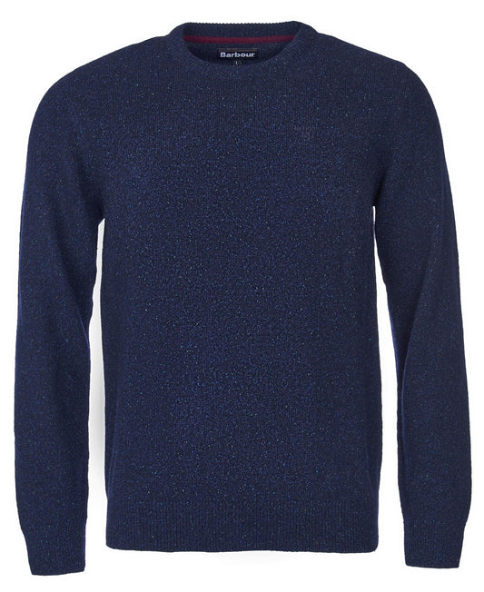 Barbour Essential Tisbury Crew Neck Jumper - Navy