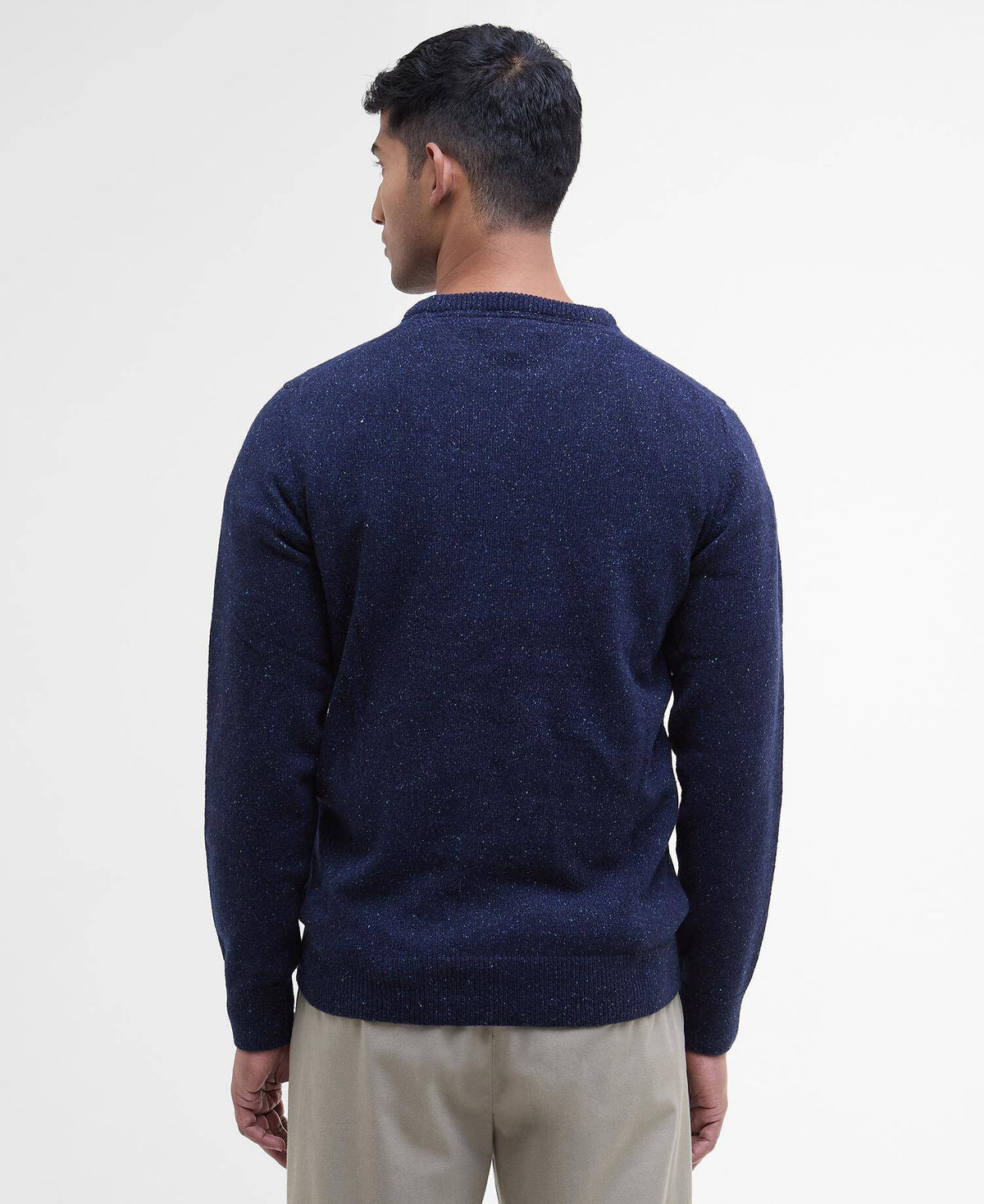 Barbour Essential Tisbury Crew Neck Jumper - Navy