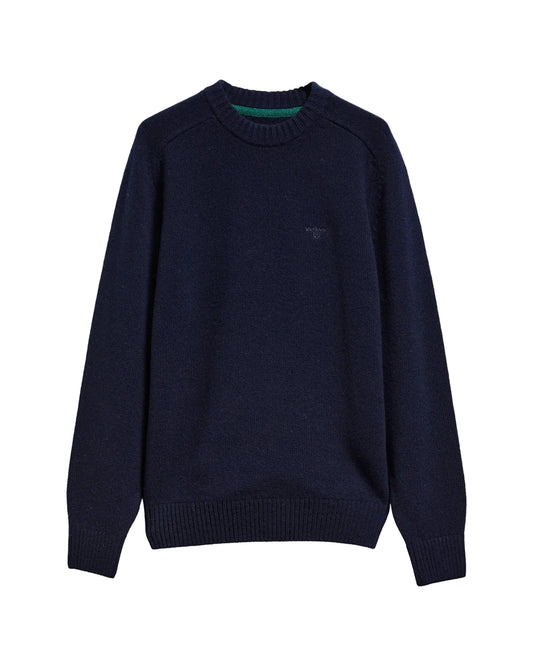 Barbour Newtown Crew Neck Jumper - Navy