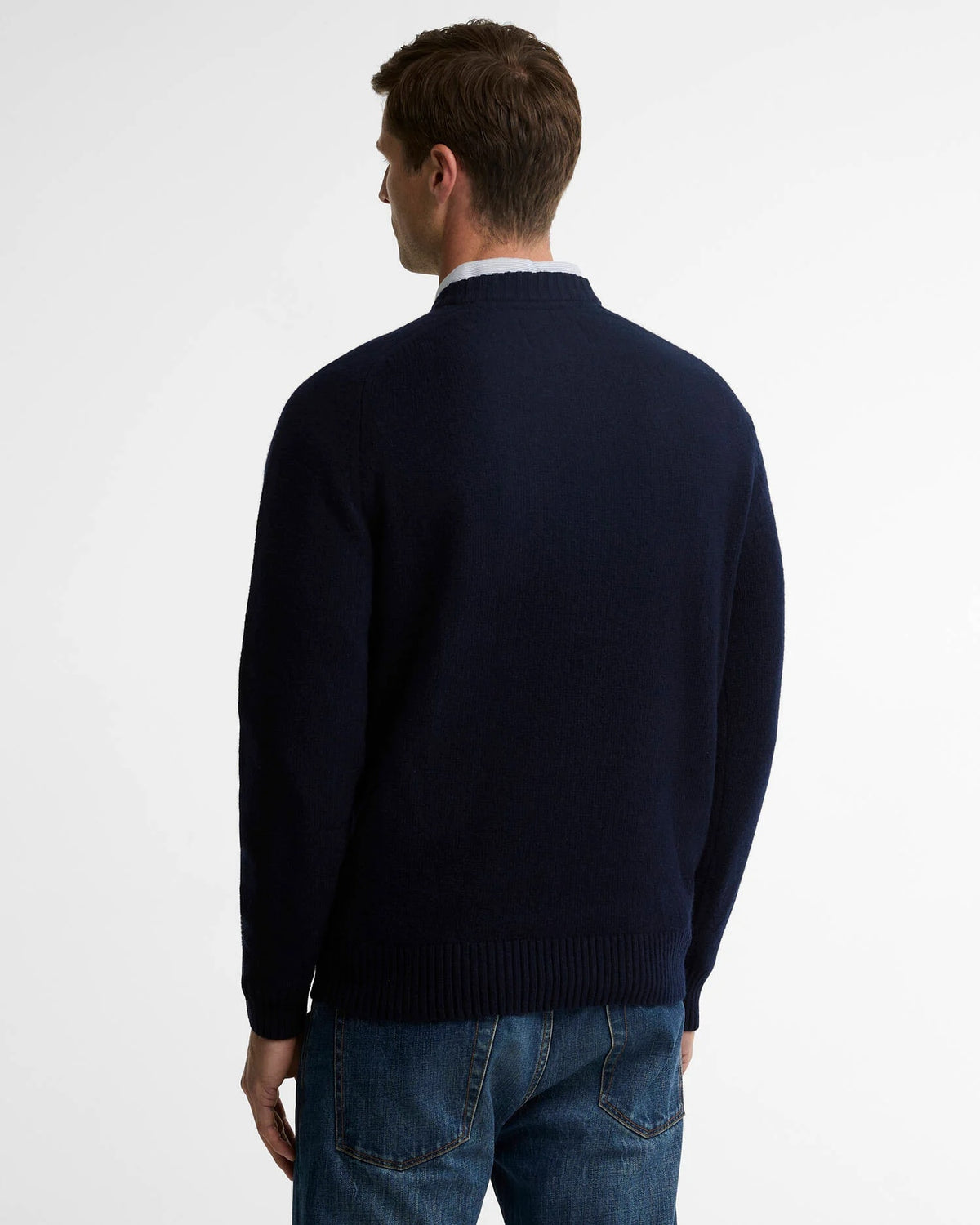 Barbour Newtown Crew Neck Jumper - Navy