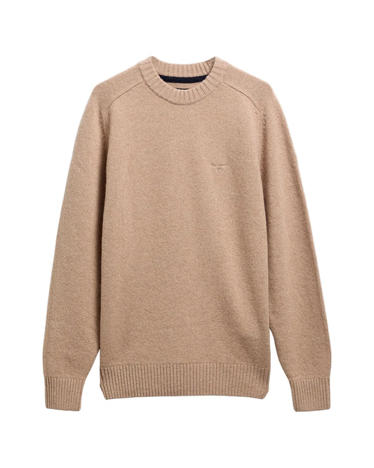 Barbour Newtown Crew Neck Jumper - Washed Stone