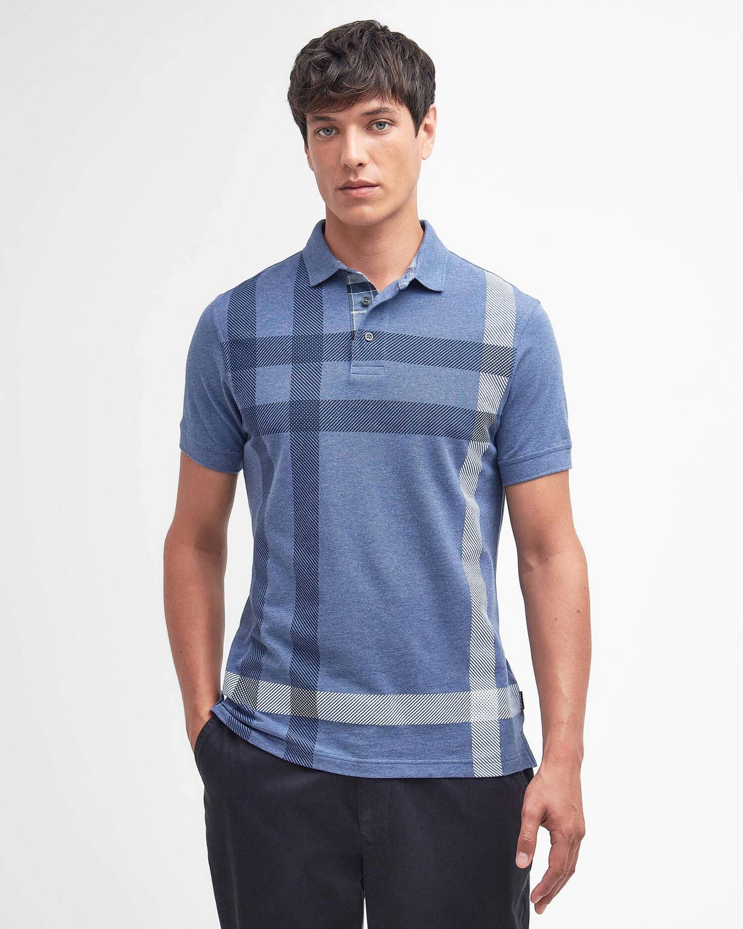 Barbour Blaine Tartan Short-Sleeved Polo Shirt