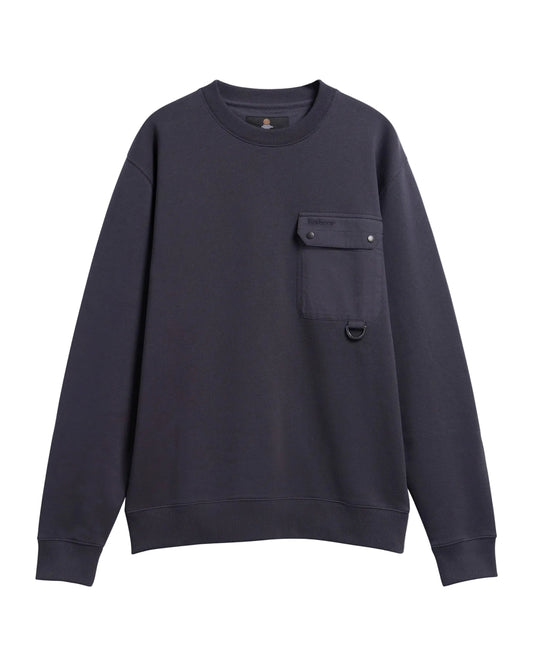 Barbour Pitt Crew Neck Sweatshirt - Dark Navy