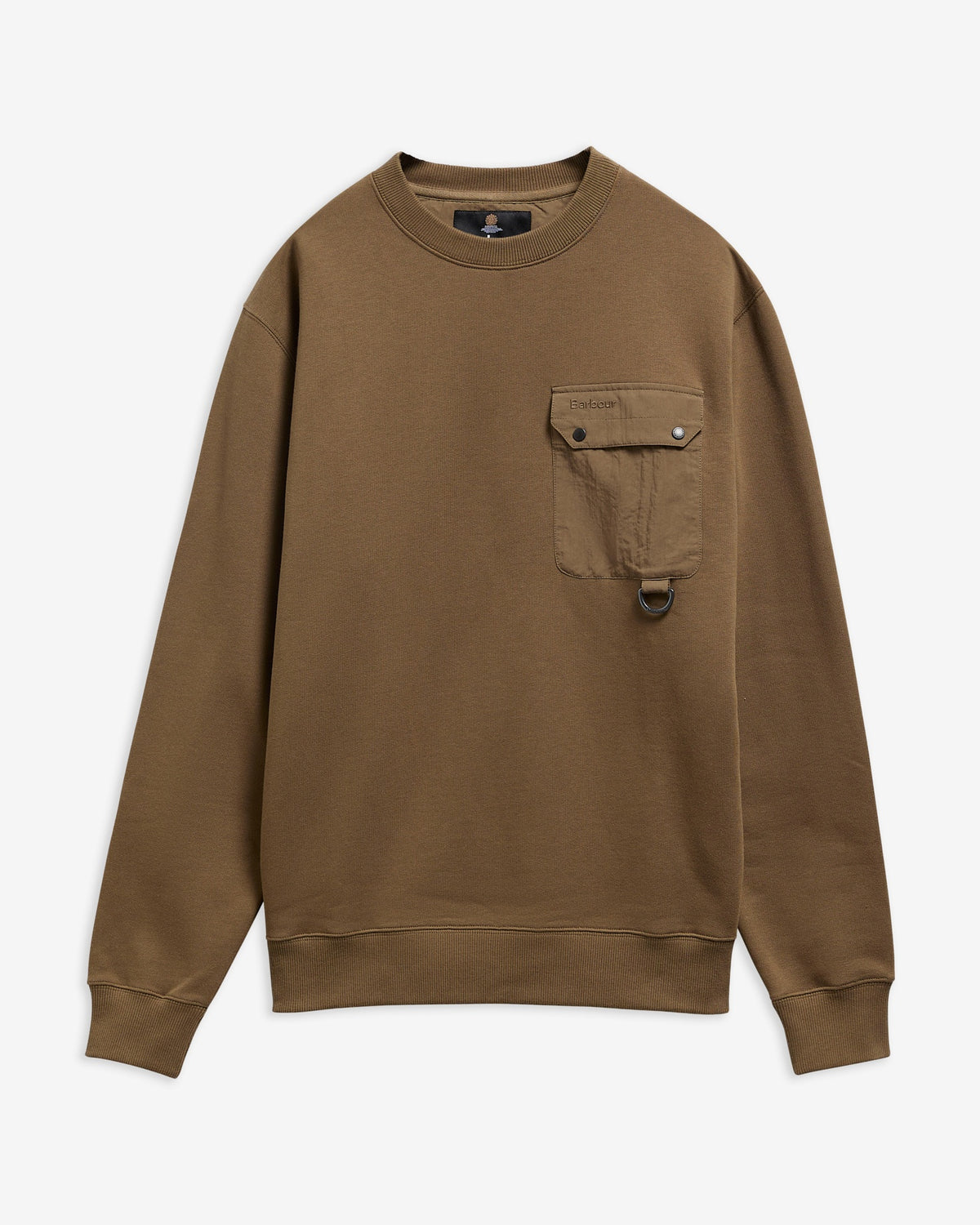 Barbour Pitt Crew Neck Sweatshirt - Beech