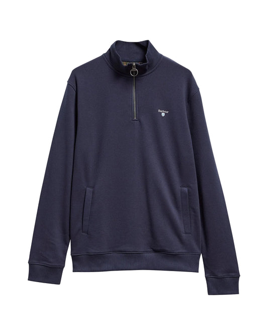 Barbour Desmond Half-Zip Sweatshirt – Navy