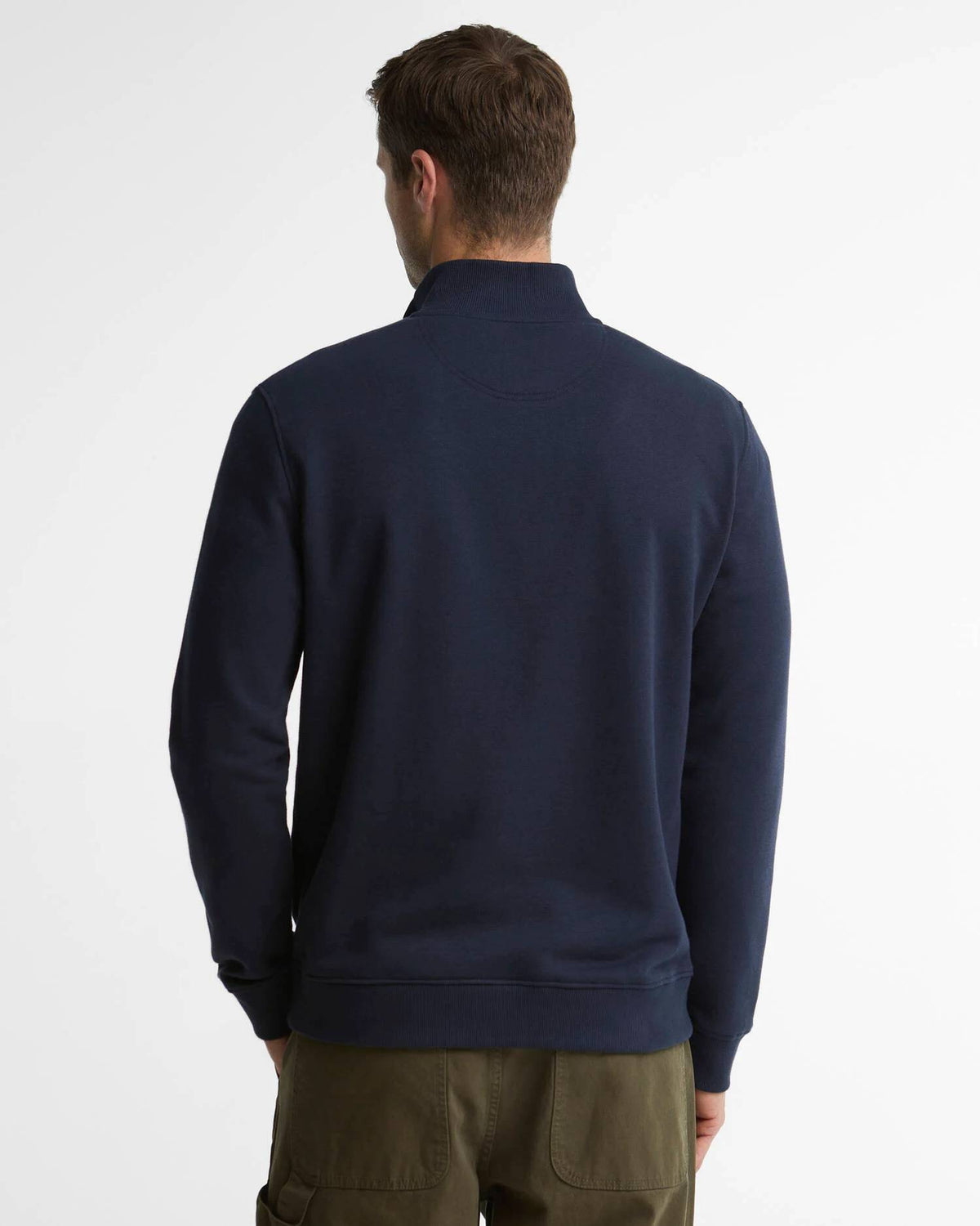 Barbour Desmond Half-Zip Sweatshirt – Navy