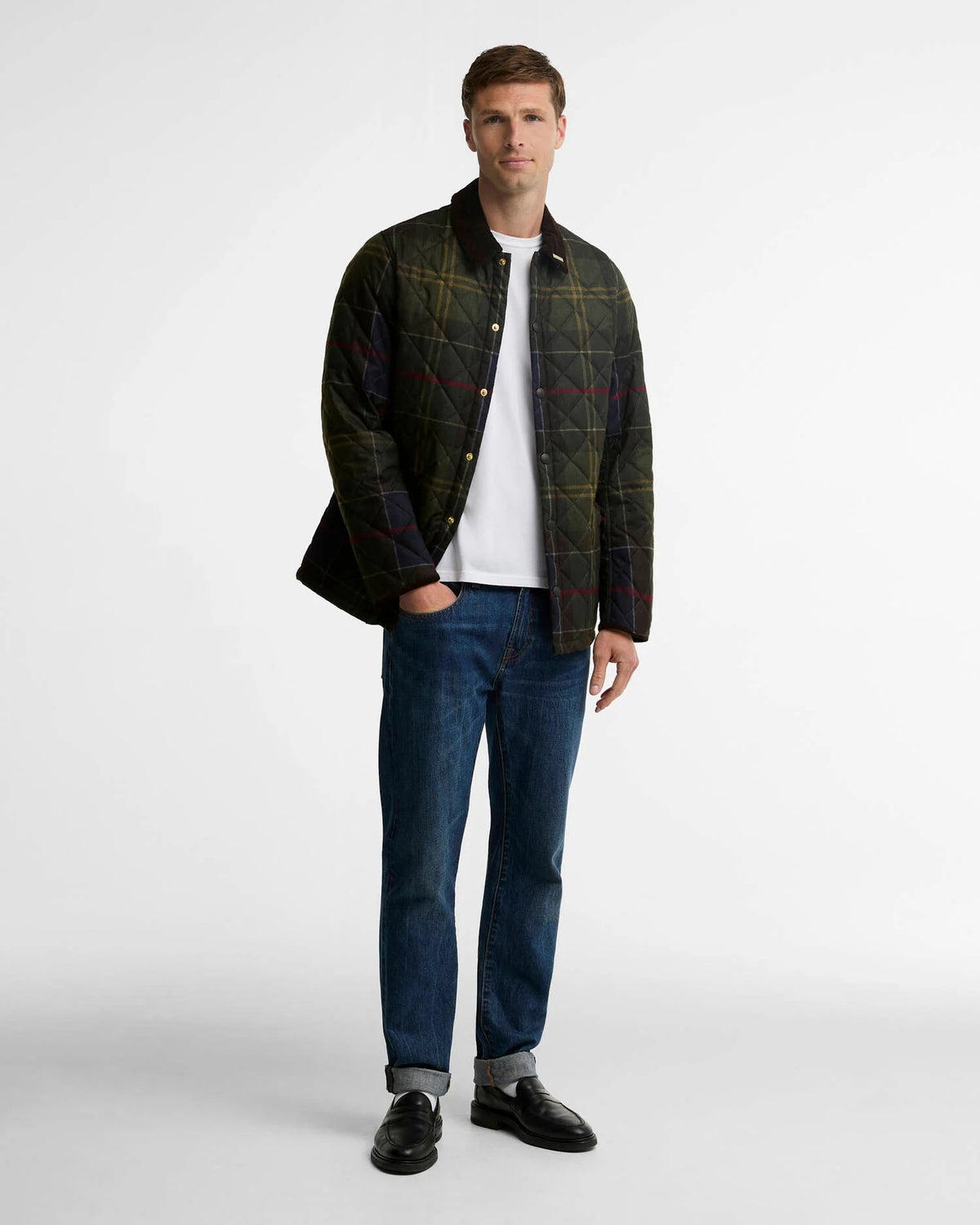 Barbour Icons Tartan Heritage Liddesdale Quilted Jacket - Classic Tartan