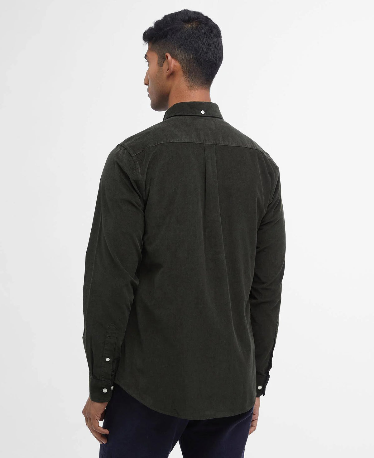 Barbour Ramsey Tailored Cord Shirt - Forest