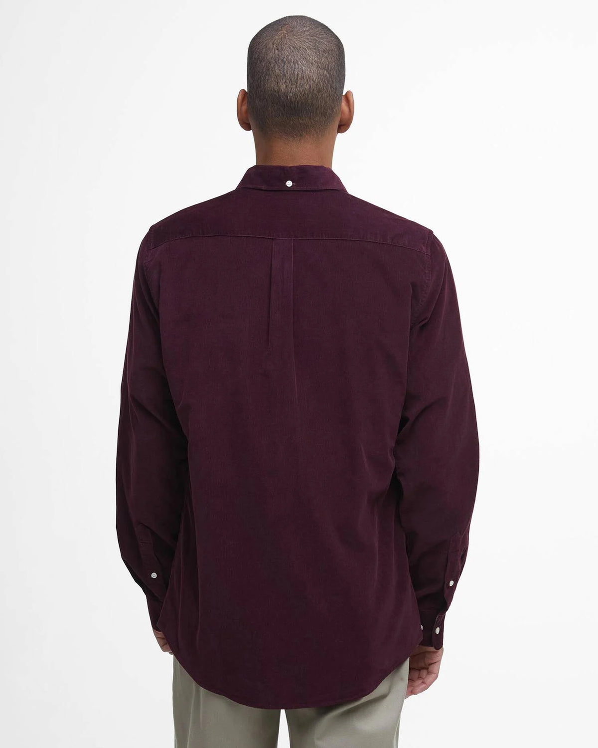 Barbour Ramsey Tailored Long-Sleeved Shirt - Winter Red