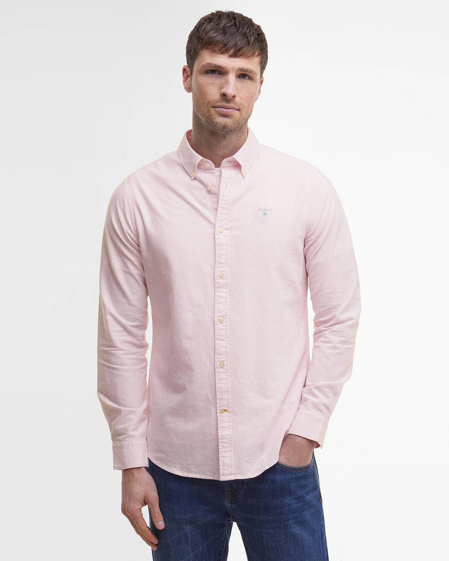 Barbour Striped Oxford Tailored Long-Sleeved Shirt