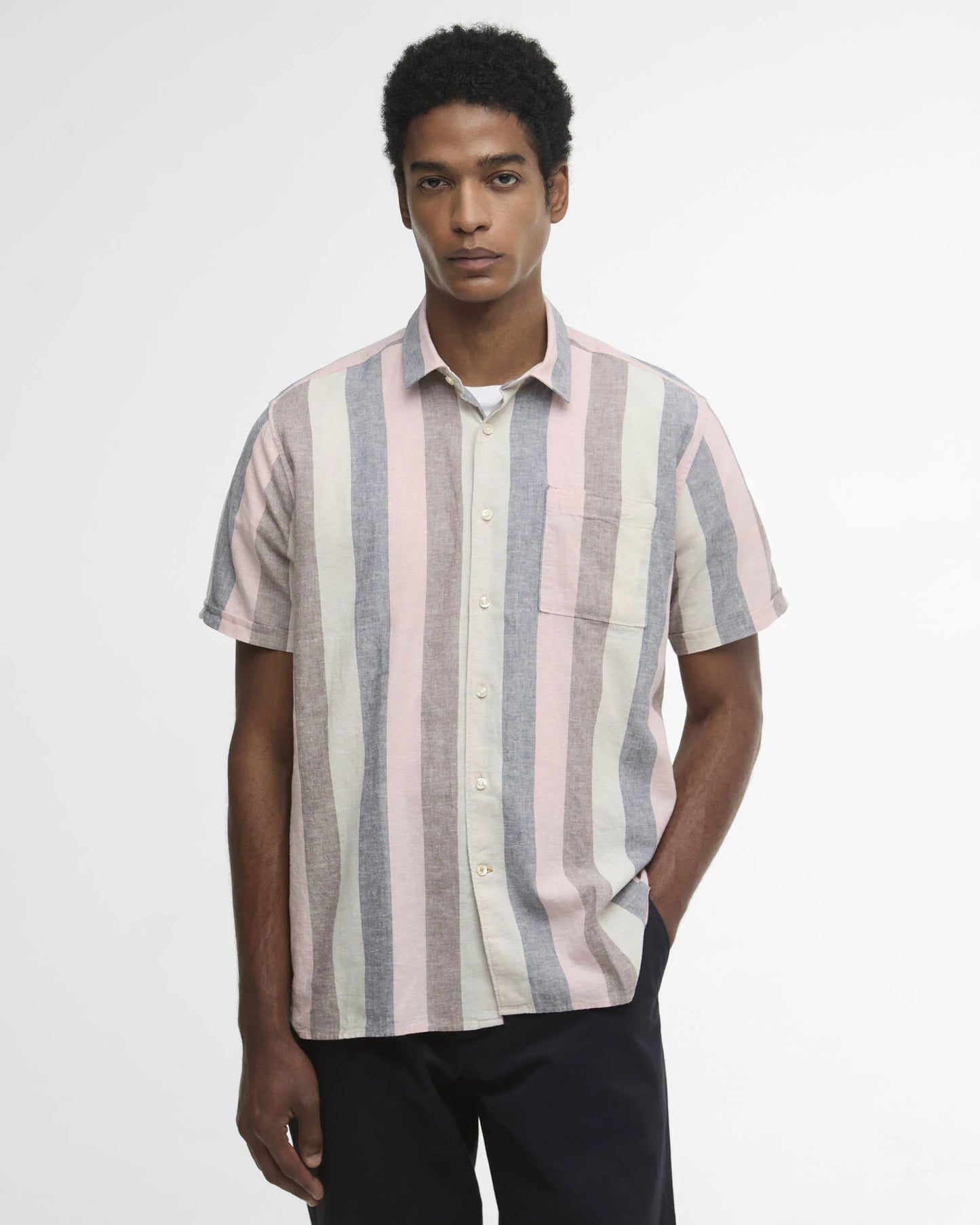 Barbour Portwell Linen Short-Sleeved Shirt