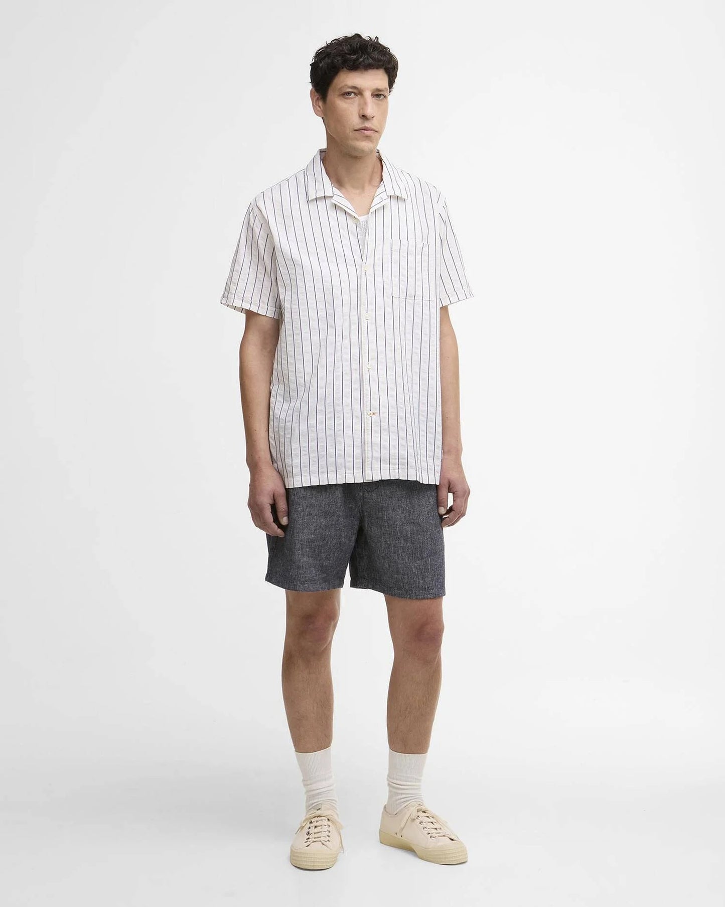 Barbour Park Striped Short-Sleeved Shirt