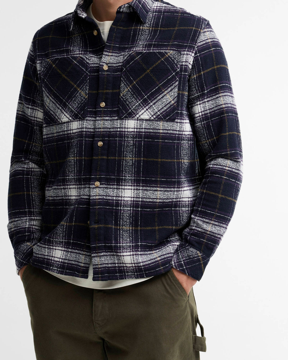 Barbour Kidson Relaxed Shirt - Dark Navy
