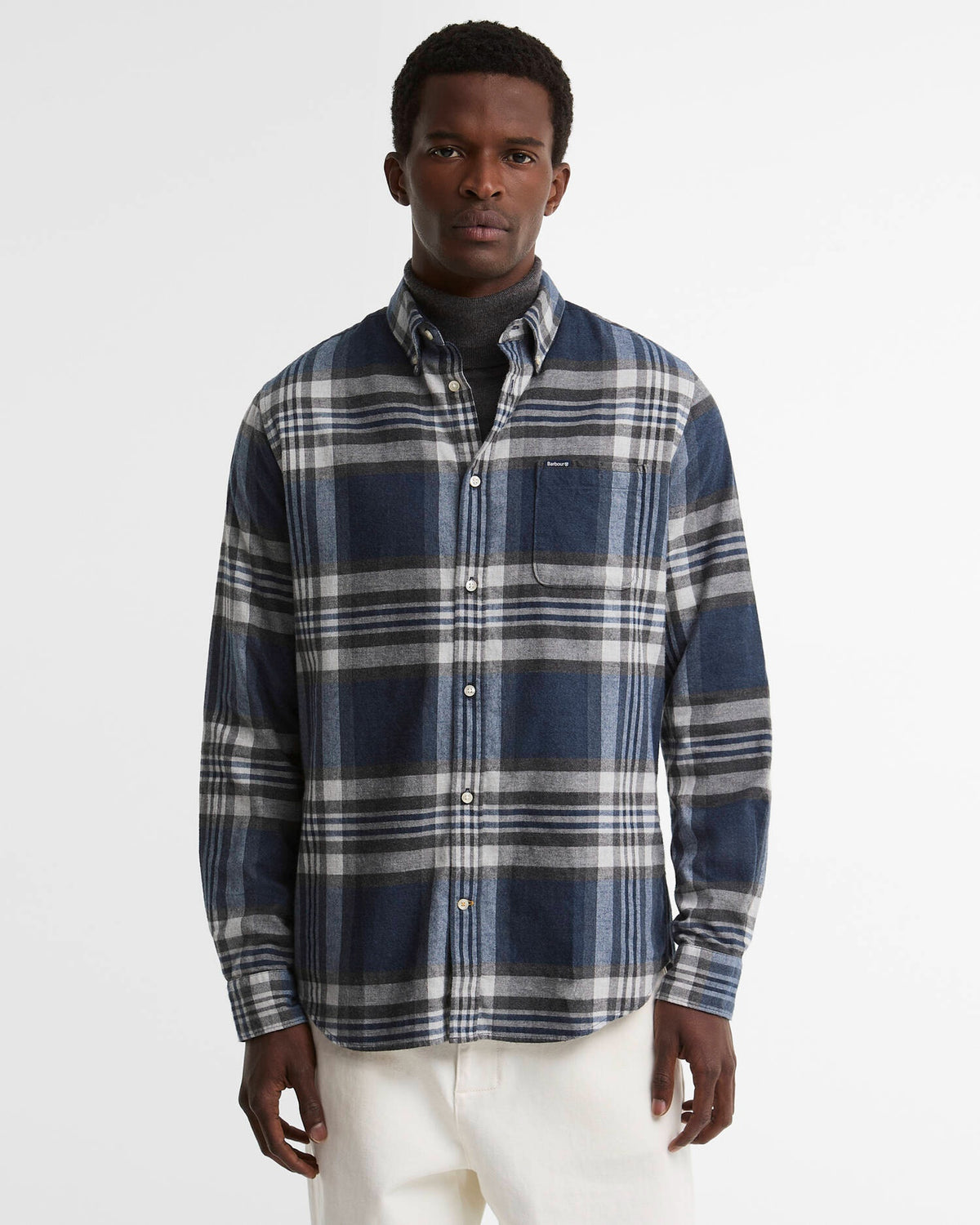 Barbour Dovedale Tailored Fit Shirt - Grey Marl