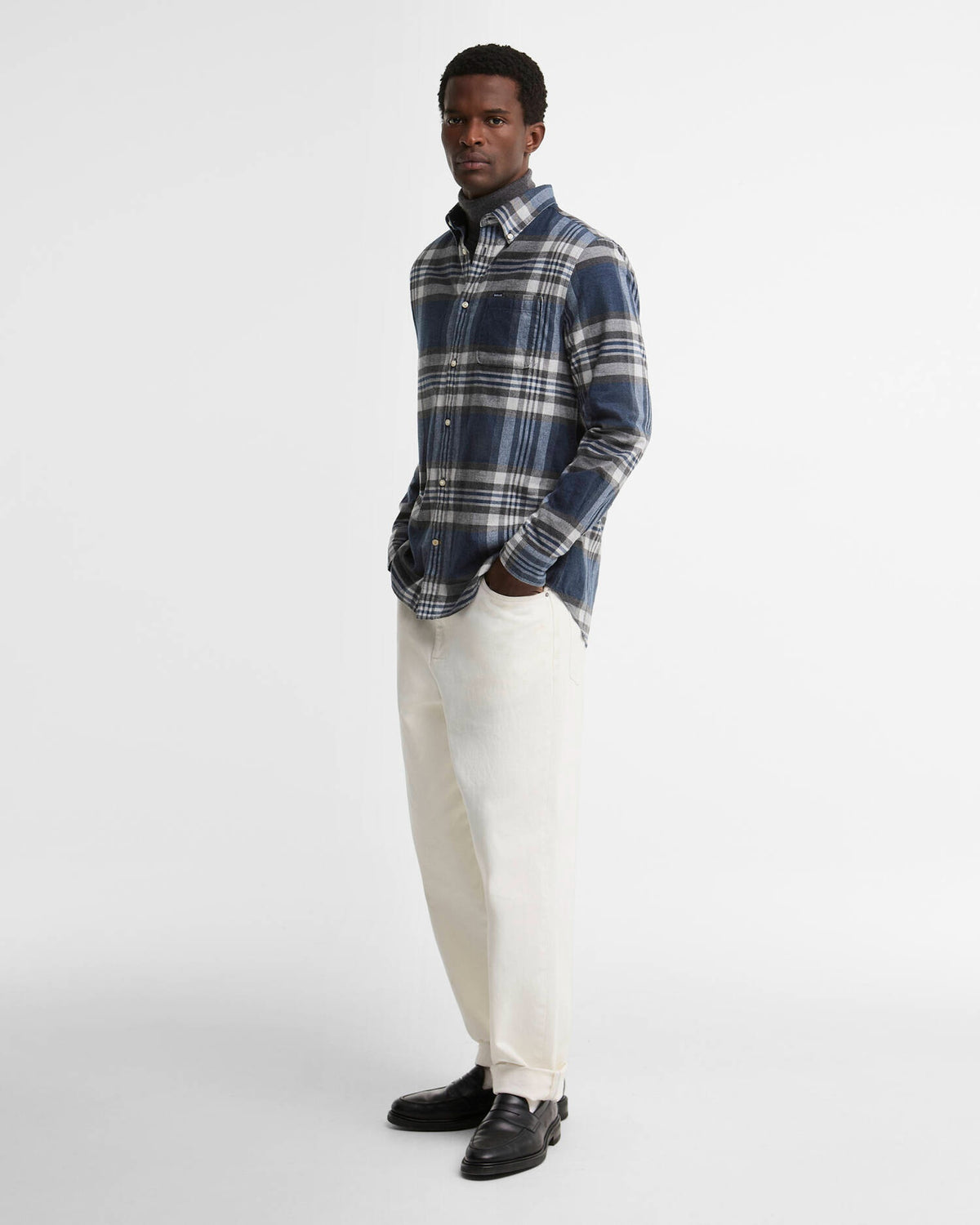 Barbour Dovedale Tailored Fit Shirt - Grey Marl