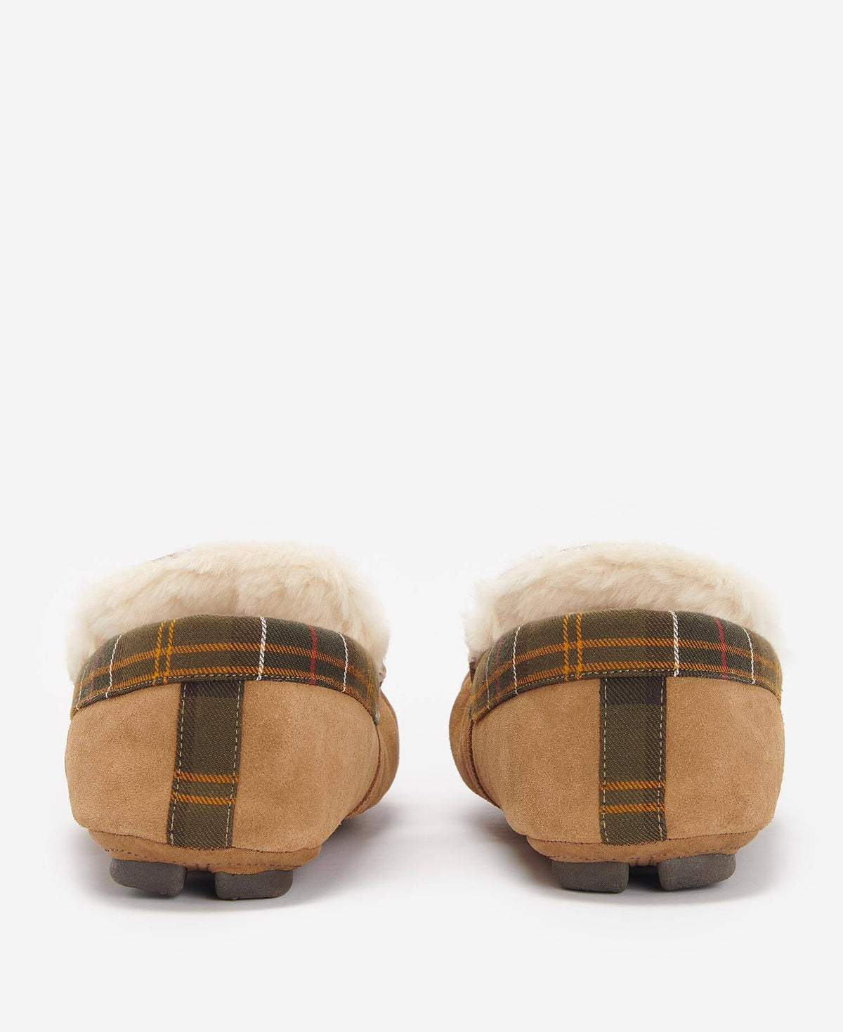 Barbour Monty Moccasin Slippers - Camel Suede