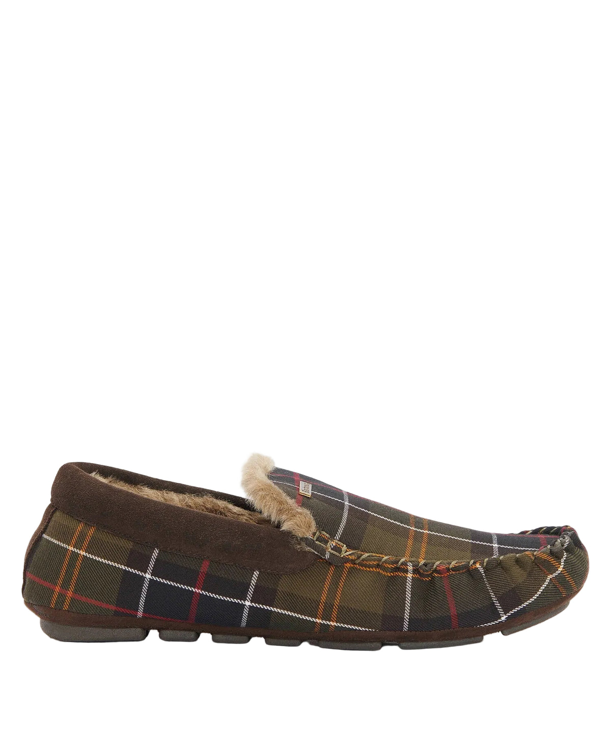 Barbour Monty Moccasin Slippers - Classic Tartan