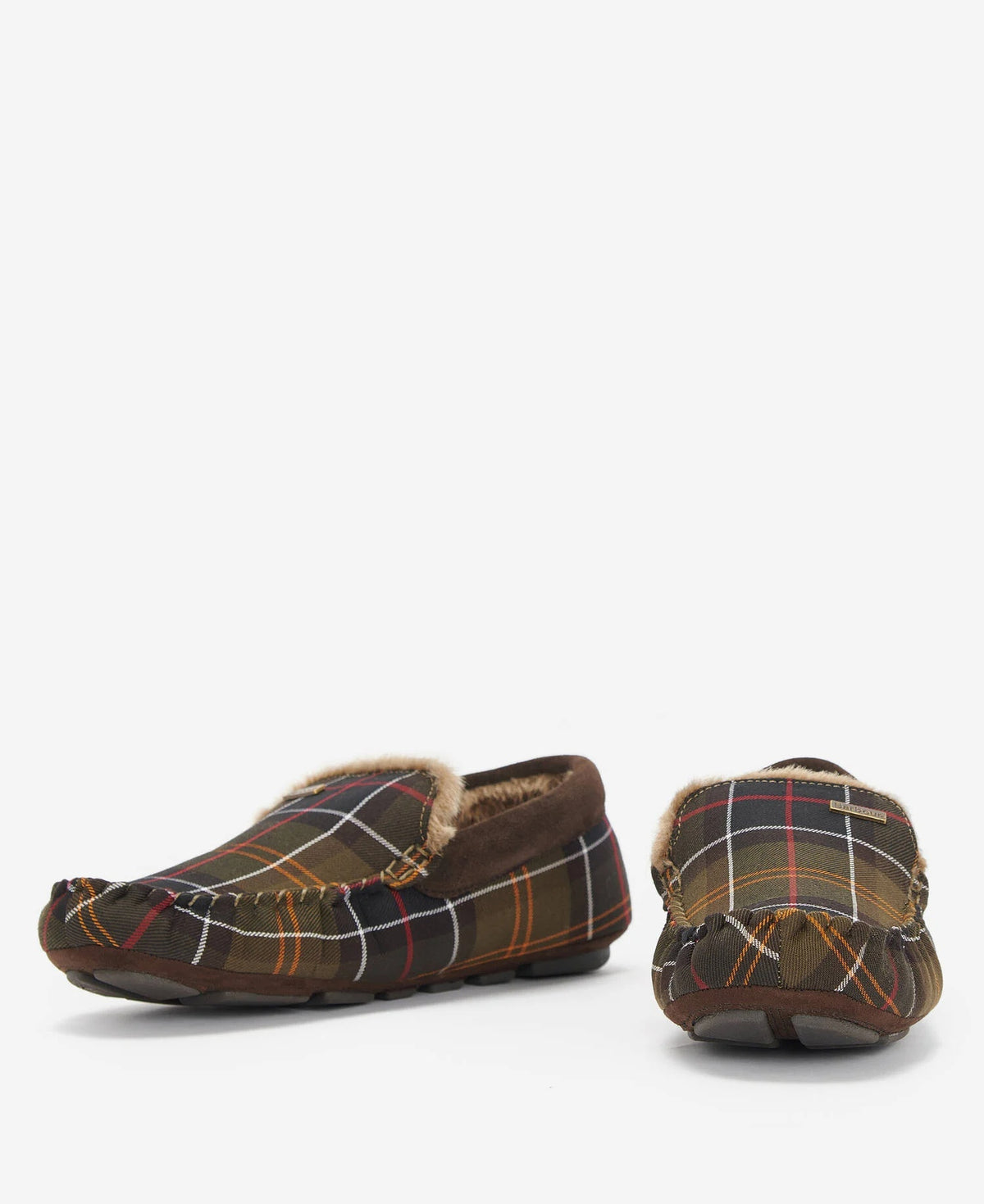 Barbour Monty Moccasin Slippers - Classic Tartan
