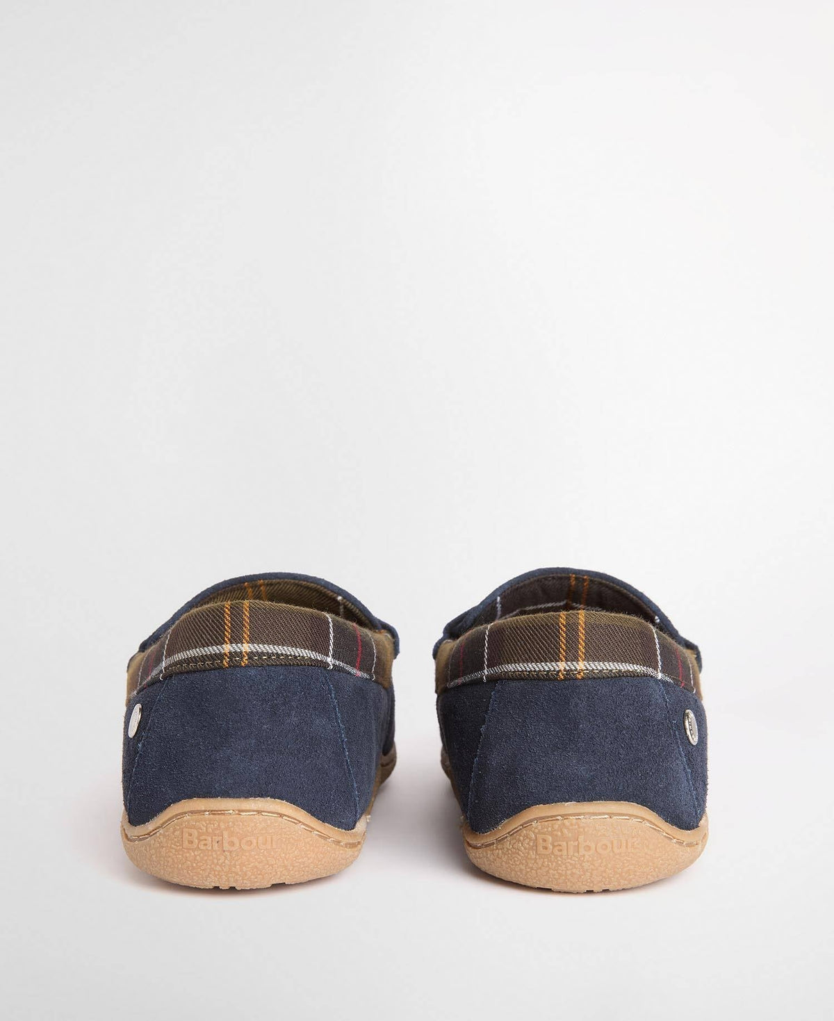 Barbour Albert Slippers - Navy Suede