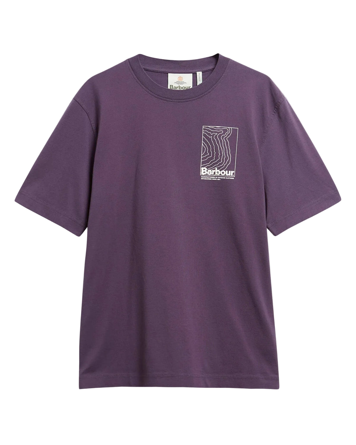 Barbour Woodbine Relaxed Graphic T-Shirt - Grape