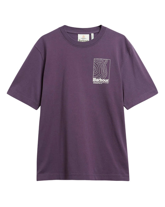 Barbour Woodbine Relaxed Graphic T-Shirt - Grape