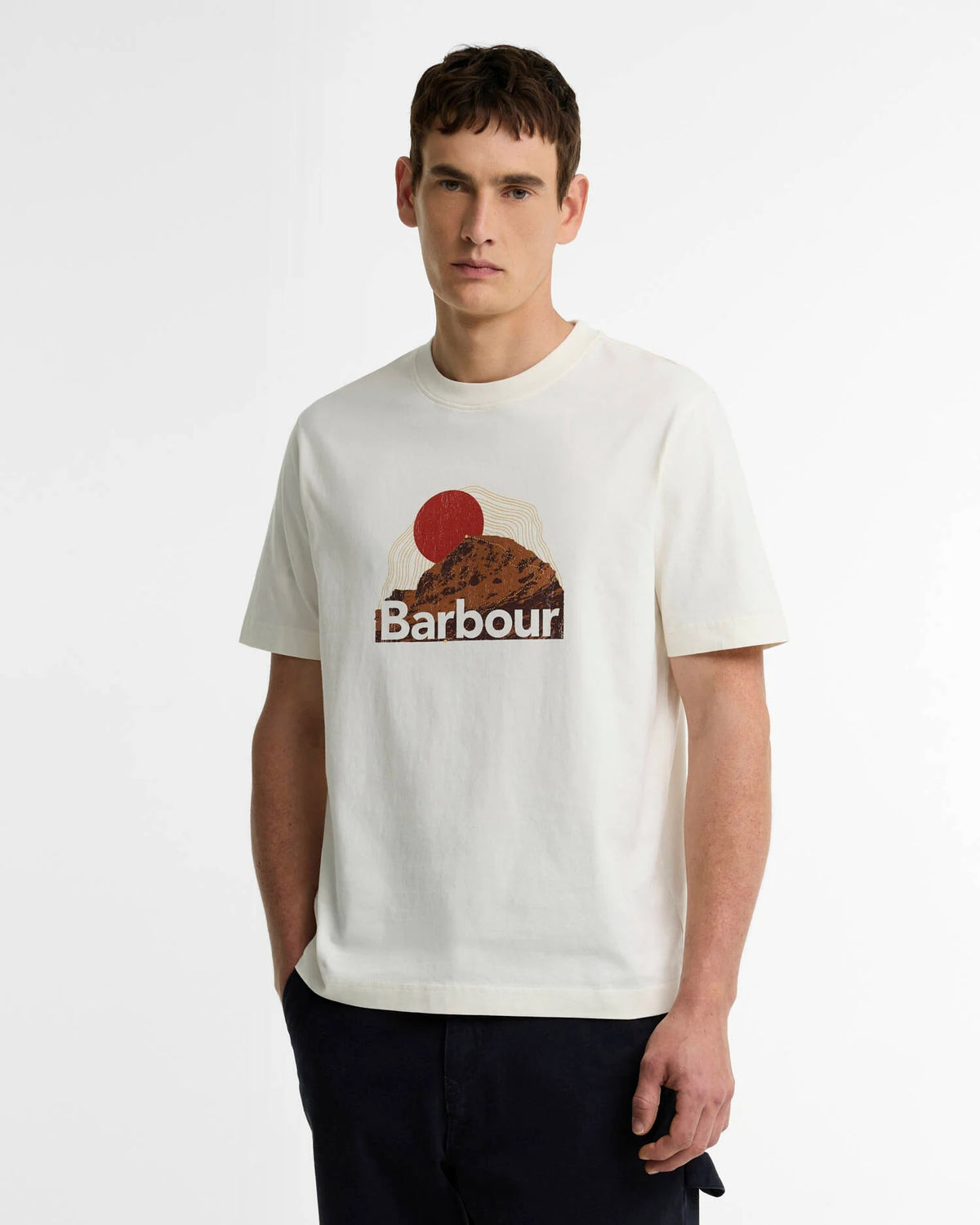 Barbour Wadsworth Relaxed Graphic T-Shirt - Whisper White