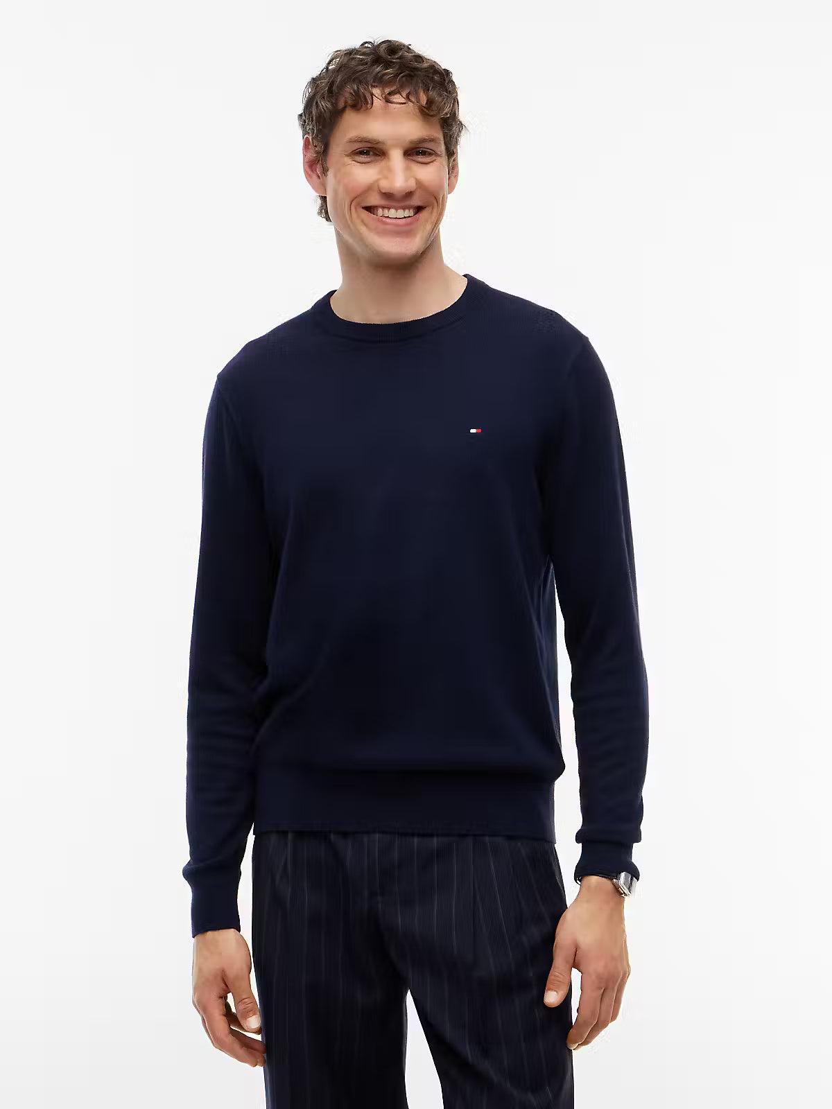 Tommy Hilfiger Crew Neck Jumper with Cashmere
