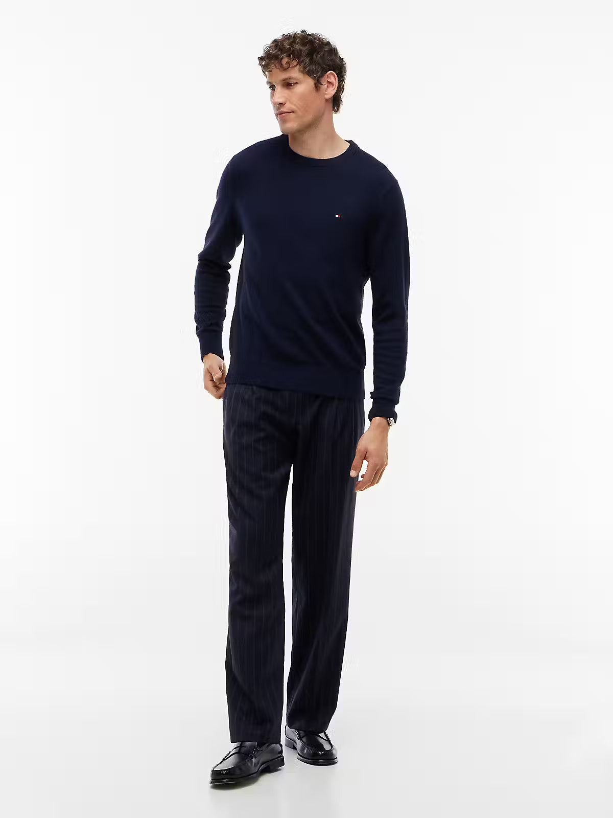 Tommy Hilfiger Crew Neck Jumper with Cashmere