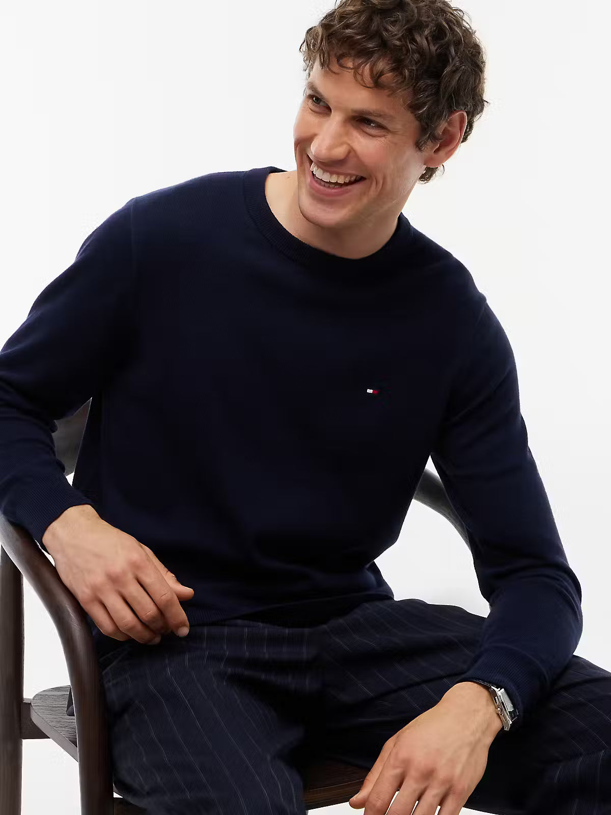 Tommy Hilfiger Crew Neck Jumper with Cashmere