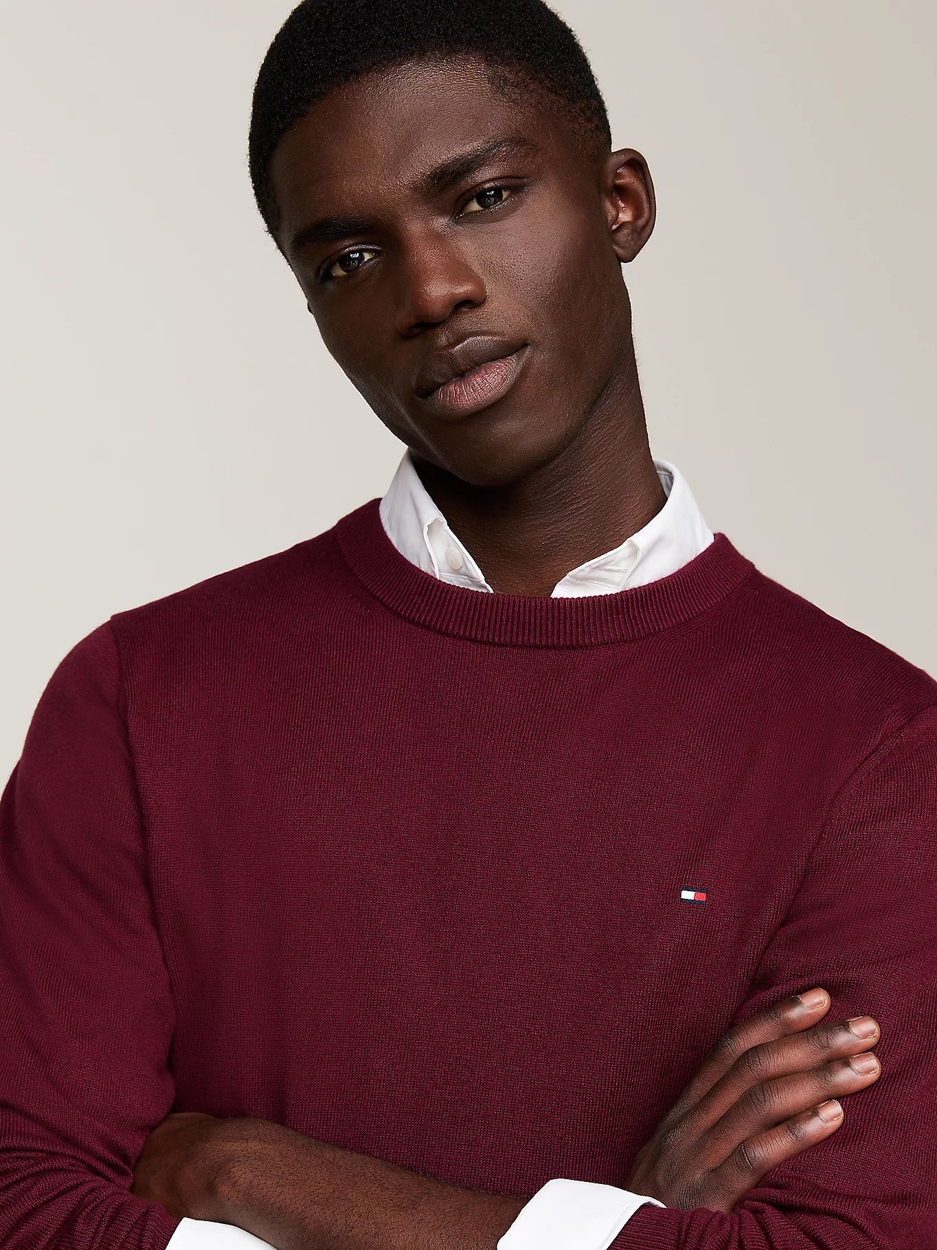 Tommy Hilfiger Crew Neck Jumper with Cashmere