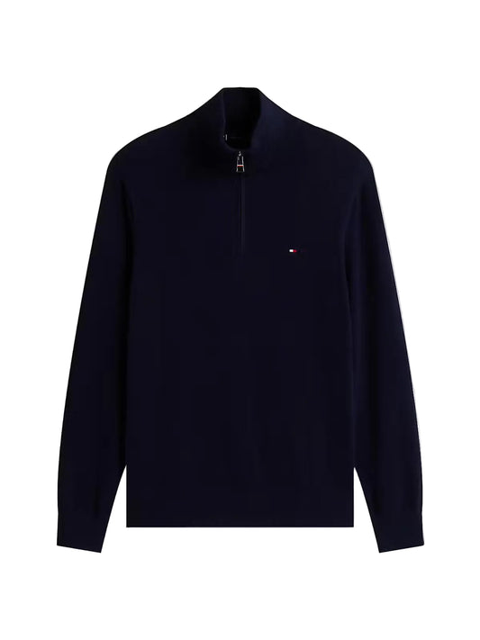 Tommy Hilfiger Pima Cotton Half Zip Sweater