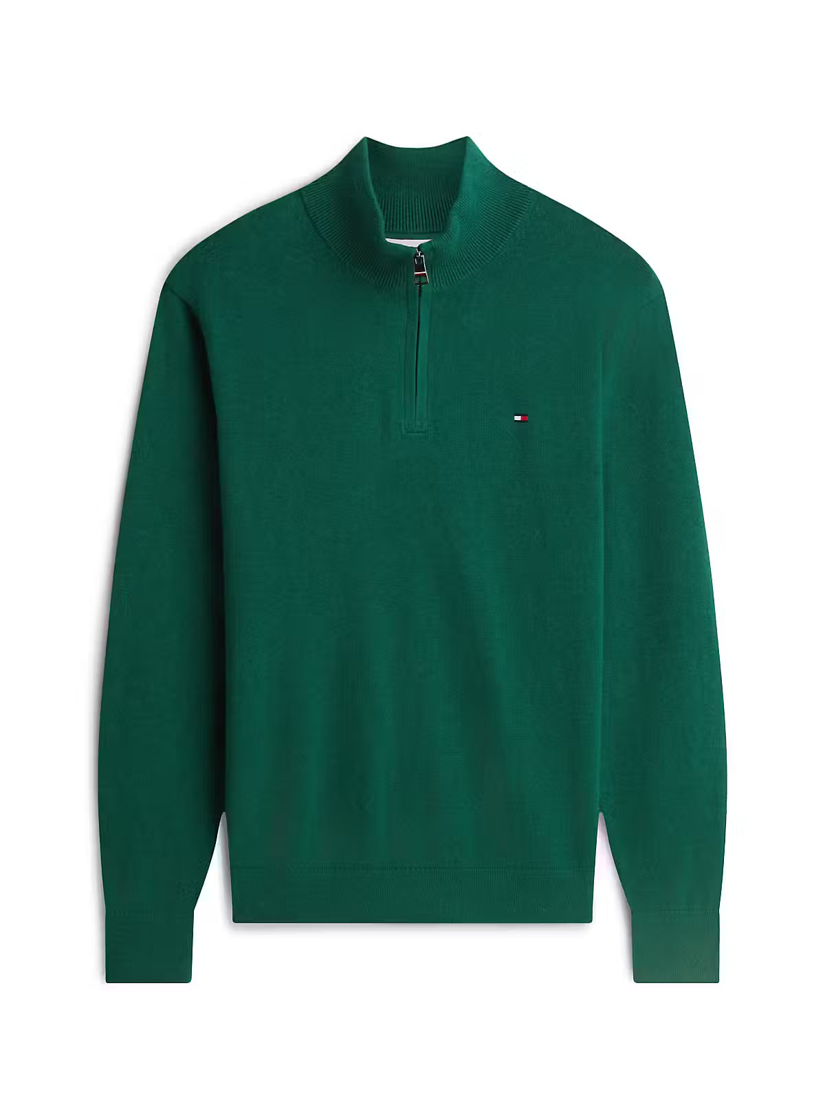 Tommy Hilfiger Pima Cotton Half Zip Sweater