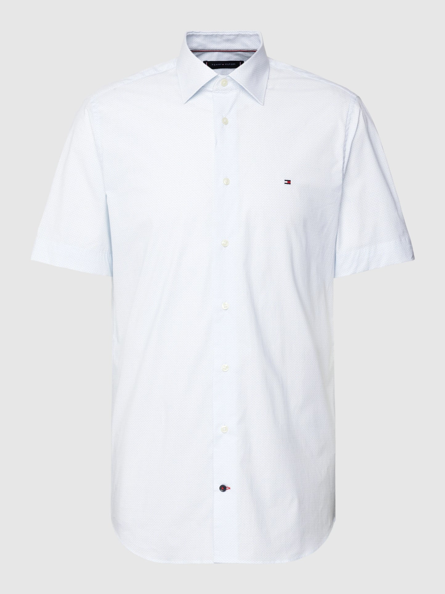 Tommy Hilfiger Micro Print Short Sleeve Shirt