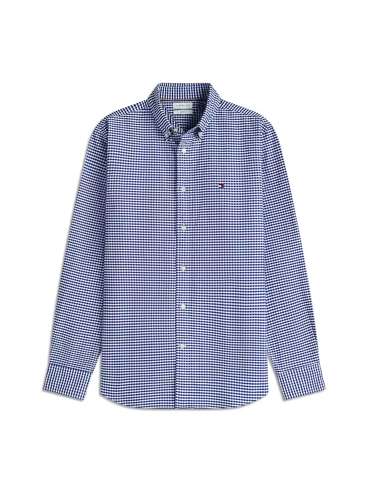 Tommy Hilfiger Heritage Oxford Gingham Regular Fit Shirt – Royal Blue