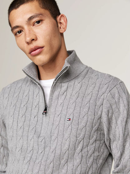 Tommy Hilfiger Cable Knit Half-Zip Jumper