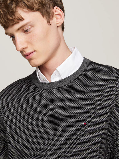 Tommy Hilfiger Two-Tone Jumper With Cashmere