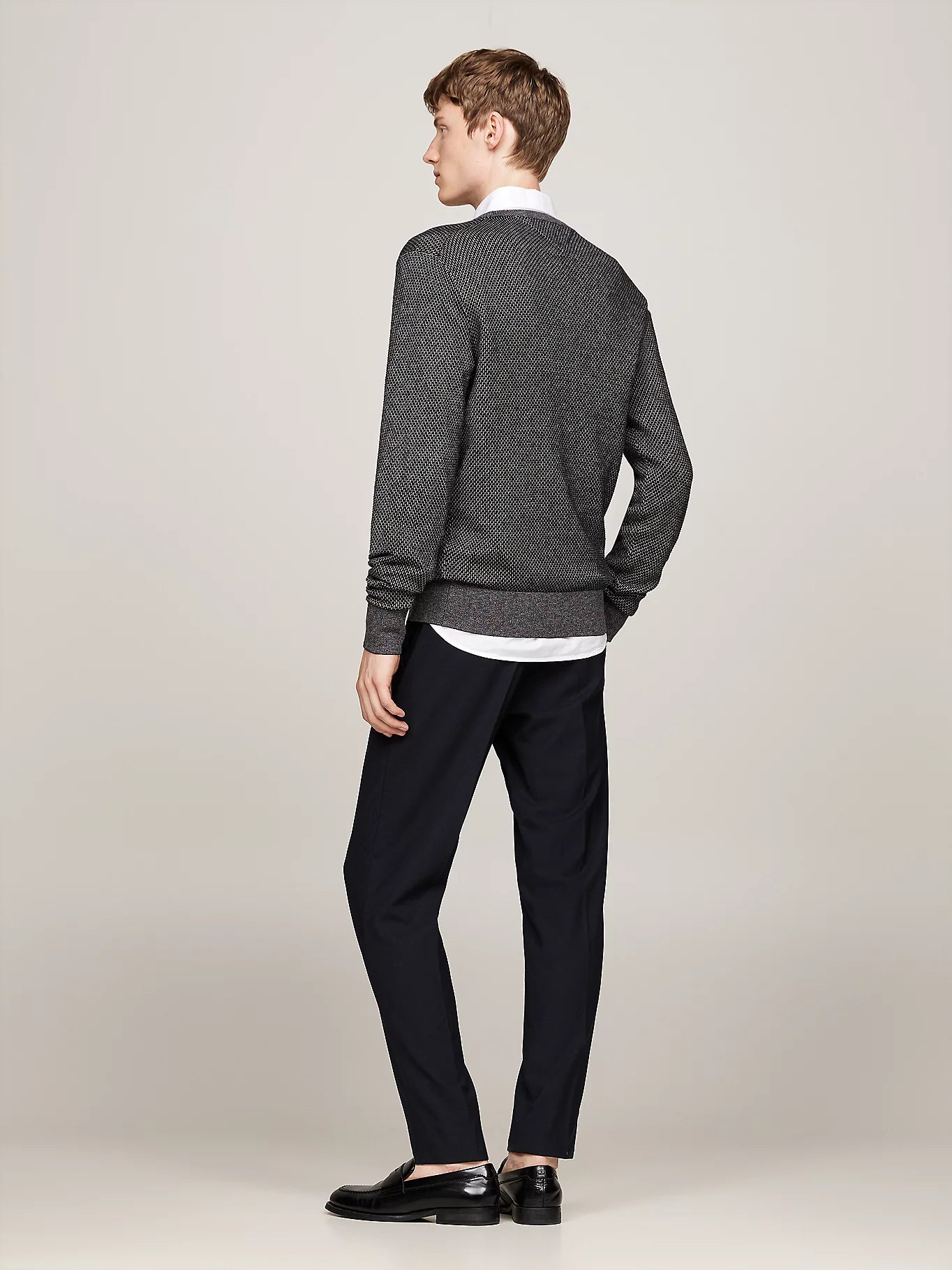 Tommy Hilfiger Two-Tone Jumper With Cashmere