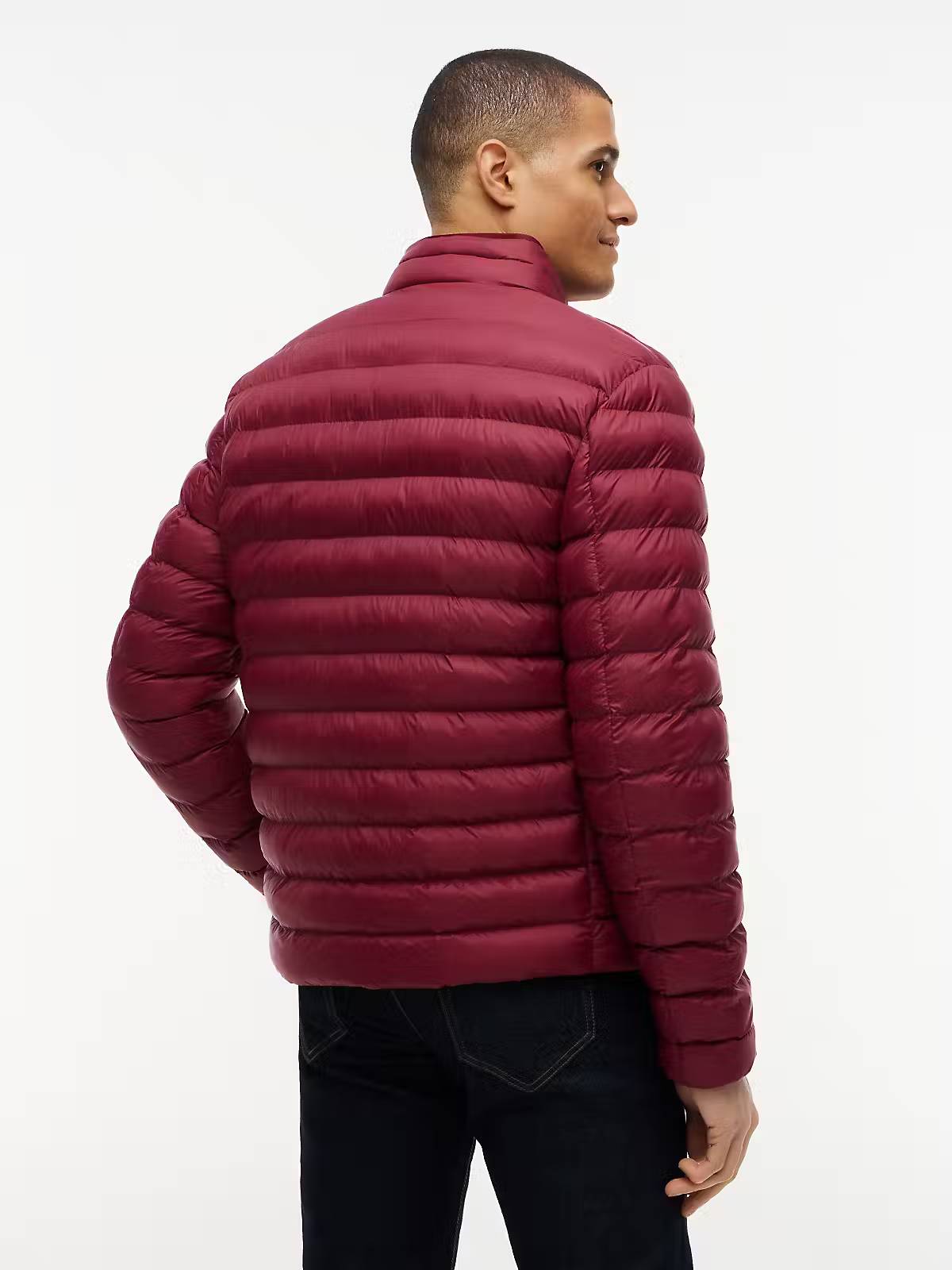 Tommy Hilfiger Packable Padded Jacket – Burgundy