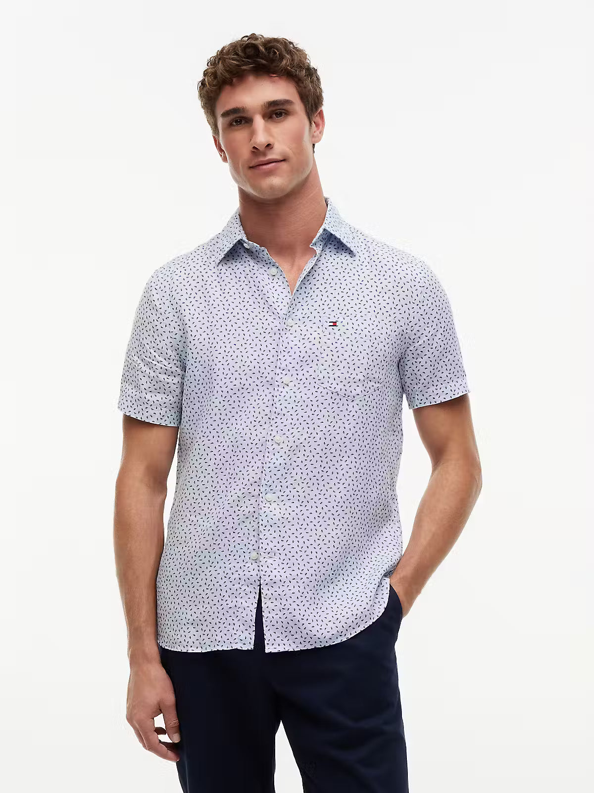 Tommy Hilfiger Sailing Print Short-sleeved Shirt