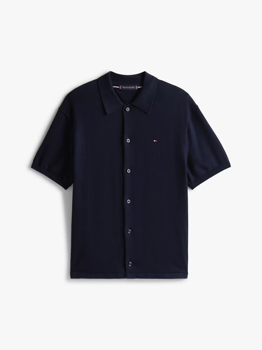 Essential Cotton Short Sleeve Overshirt
