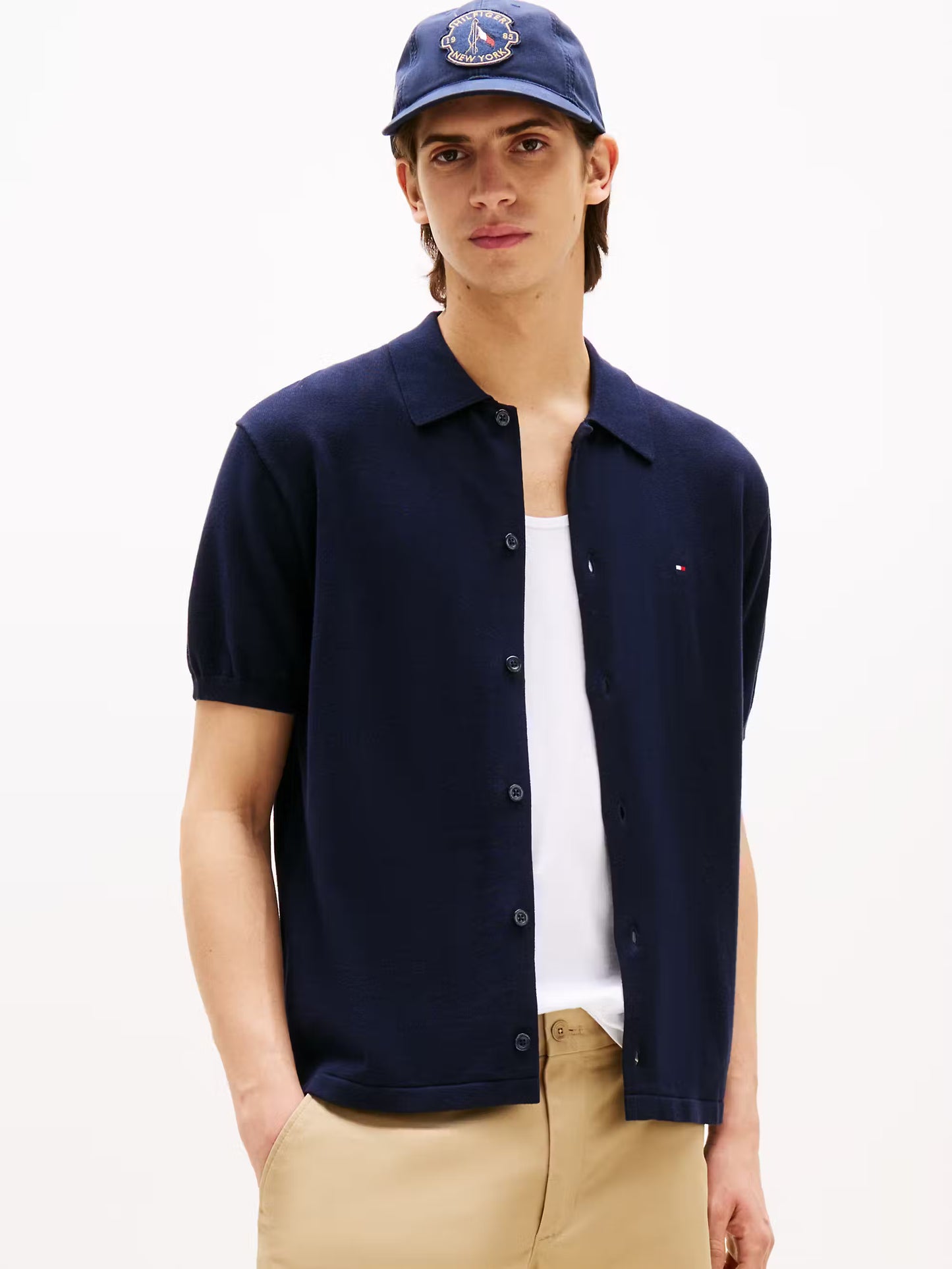 Essential Cotton Short Sleeve Overshirt